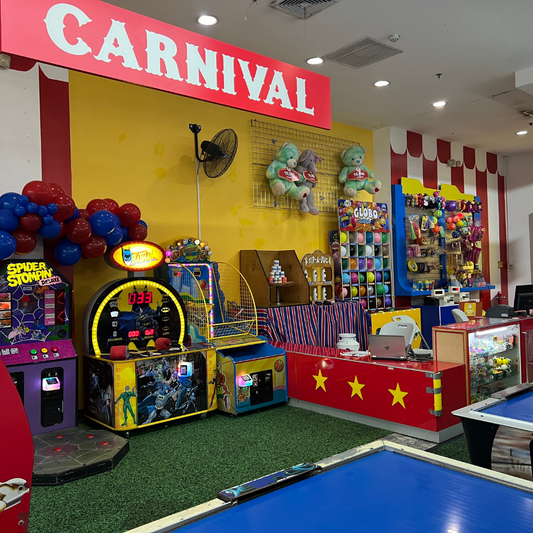 90 Minutos de Juego Ilimitado para 2 Niños + 2 Hot Dogs por $15 + Opción con Pizza de 12" en Happy Time