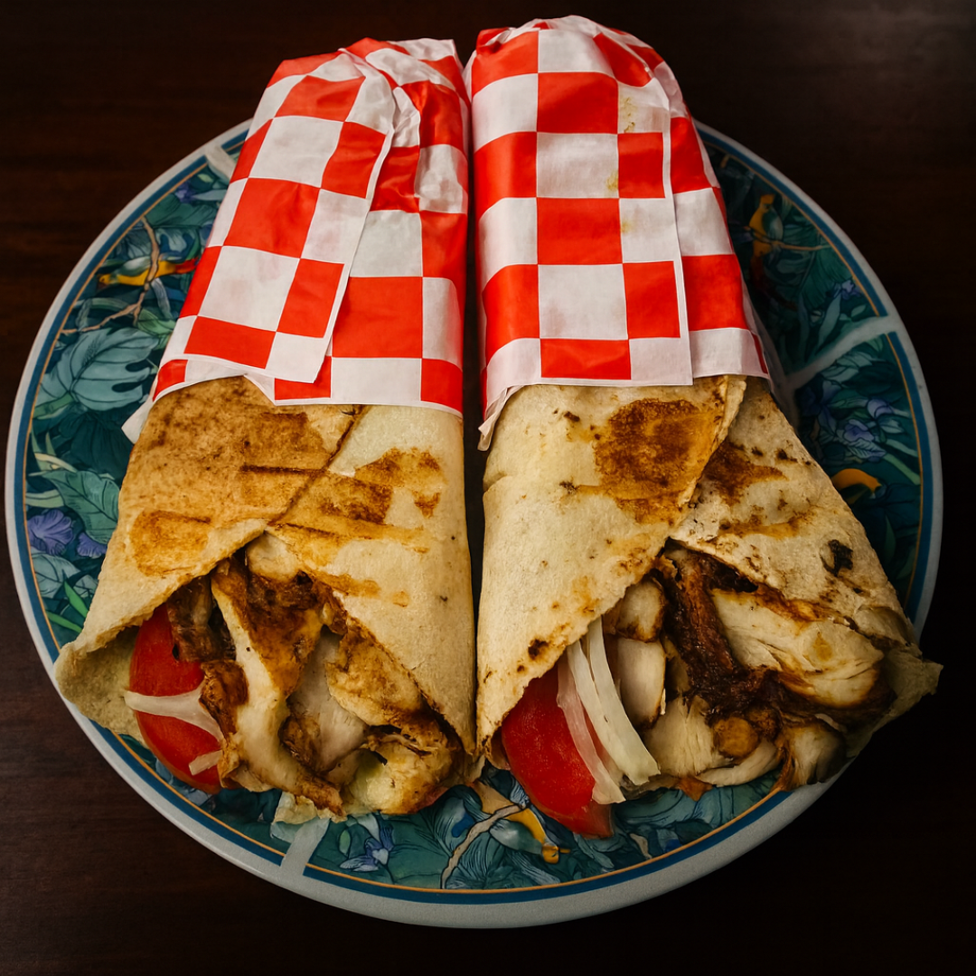 2 Shawarmas de Pollo + Bandeja Árabe + 2 Bebidas por $15 en Shawarma Al Nour