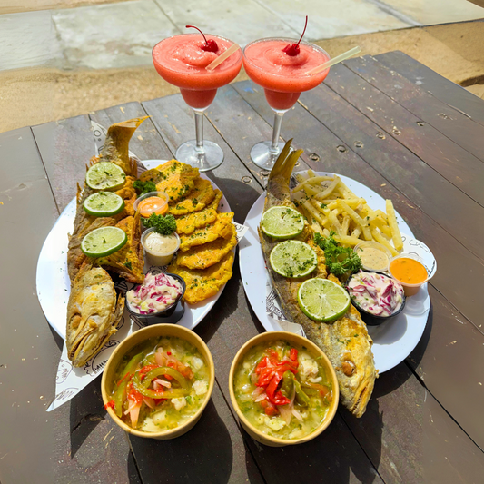 2 Pescados Enteros + 2 Ceviches + 2 Cócteles por $22 en Sunset Beach Club Veracruz