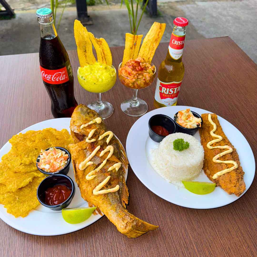 2 Pescados Enteros o Filete + 2 Ceviches Gourmet de pescado + 2 Bebidas por $14 en Cevifruitt
