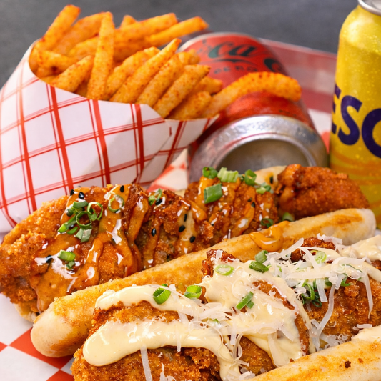 2 Shrimp Rolls con Papas + 2 Sodas por solo $15 en Gamba