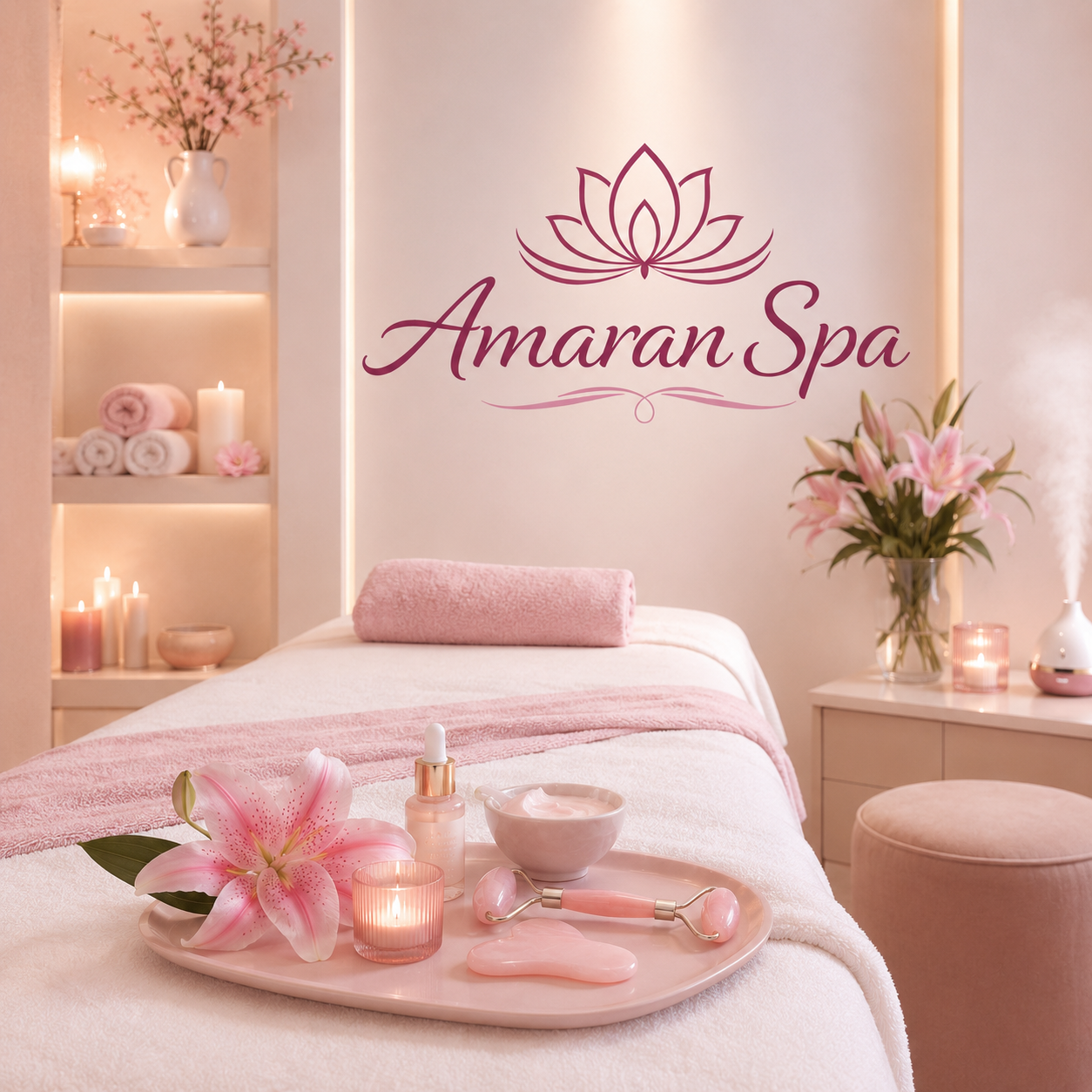 Masaje Relajante de Cuerpo Completo + Hidratación Facial + Hidratante de Labios por solo $14.99 en Amaran Spa