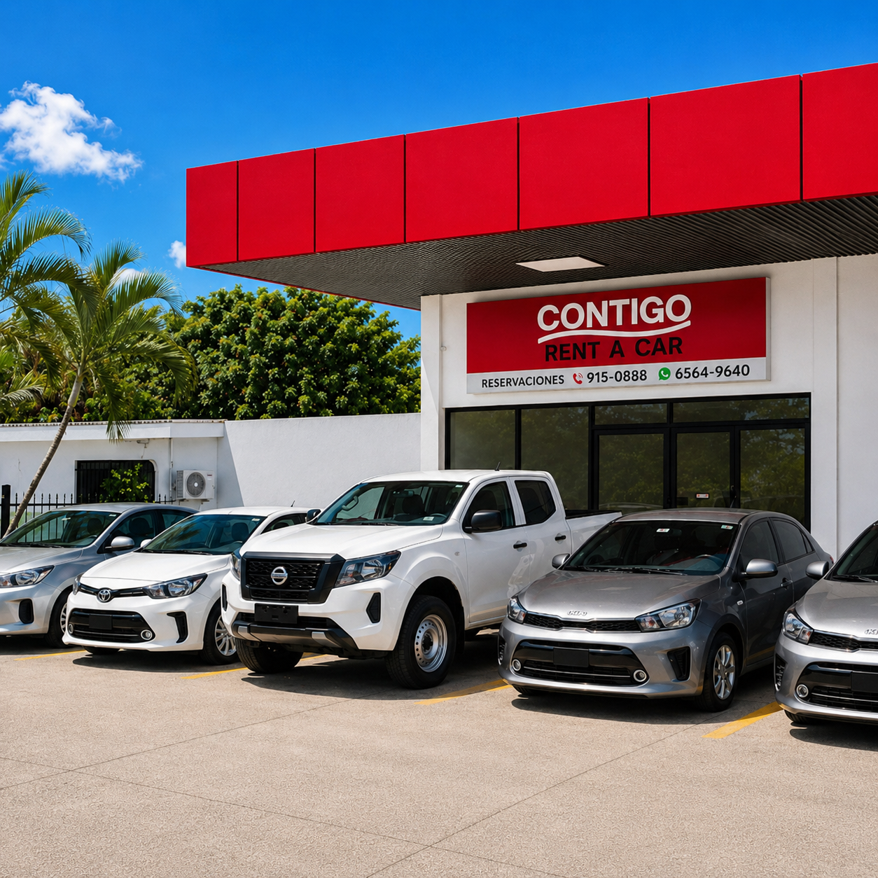 Alquiler de Sedán o SUV desde $5 por día en Contigo Rent a Car