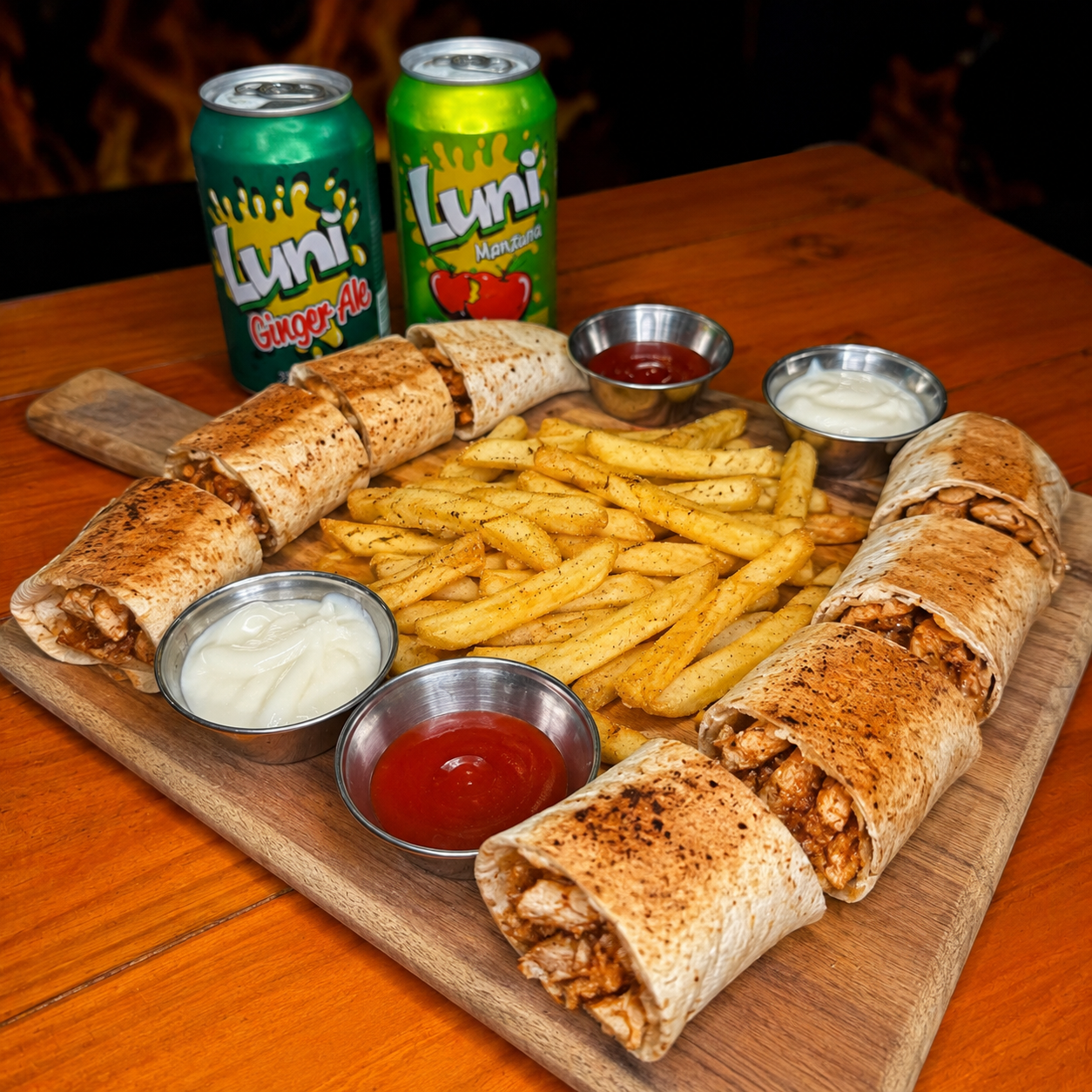 2 Shawarmas de Pollo + Papas y 2 Sodas por $12 en La Sabrosa Libanesa – Chiriquí