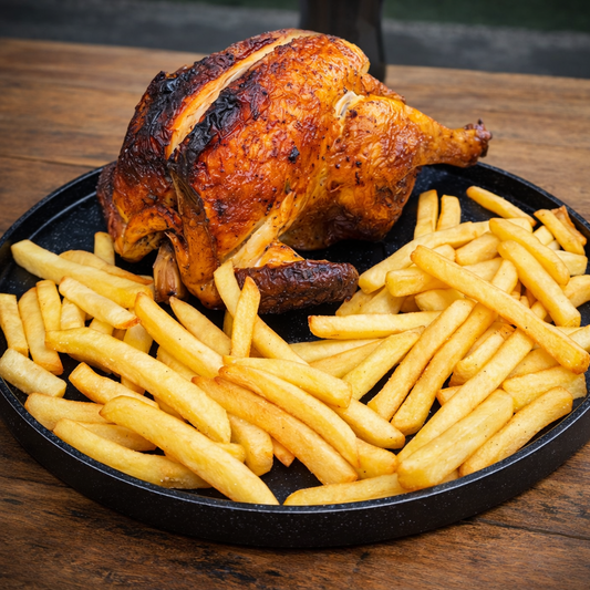 Pollo Asado Entero + Acompañantes por solo $6.50 en Pollos Prestige