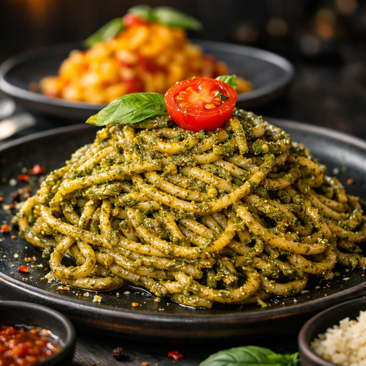 ¡Pomodoro o Pesto! 2 Pastas + 2 Bebidas por solo $15 en Pronto Pizza
