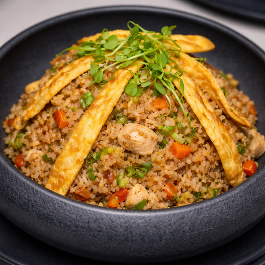 2 Arroces Yakimeshi + 1 Entrada a elegir + 2 Sangrías por solo $20 en El Nuevo Santana