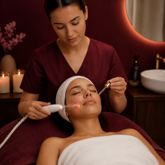 Limpieza Facial Completa con Terapia LED, Alta Frecuencia e Hidratación por solo $15.99 en Amta Skin Glow