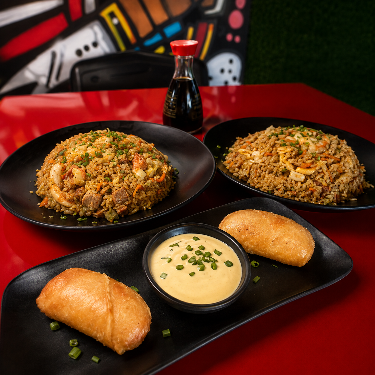 2x1 en Platos Mar y Tierra + Rollos de Primavera y Bebidas por $15 en Sushi Street