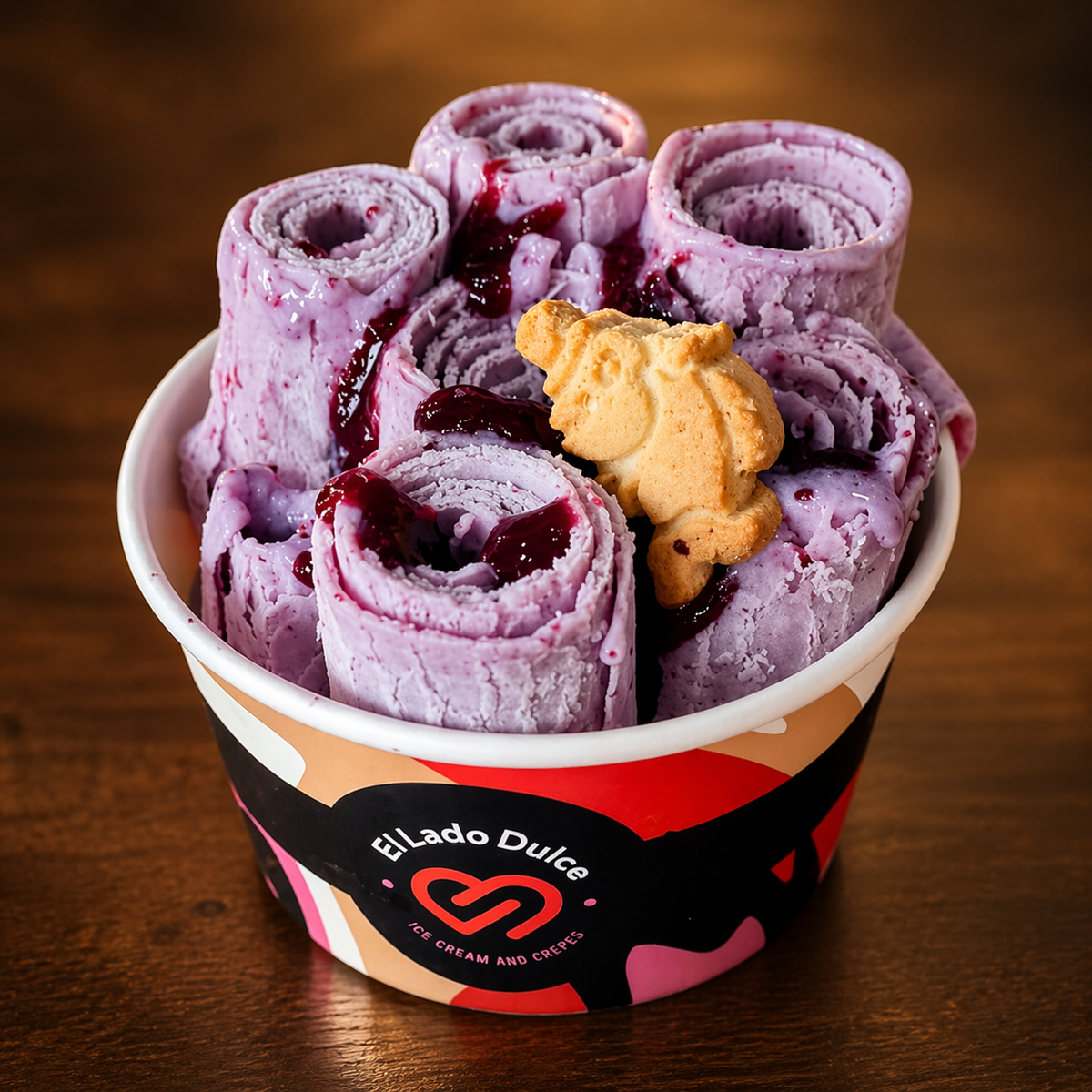 2 Ice Cream Rolls a escoger por $6 en El Lado Dulce