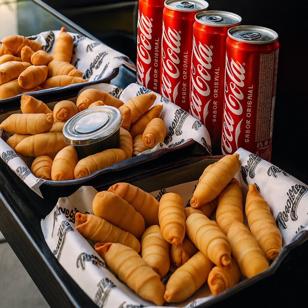 70 Tequeños + Salsas para Dipear + 4 Sodas por solo $20 en Tequeños Panamá Obarrio