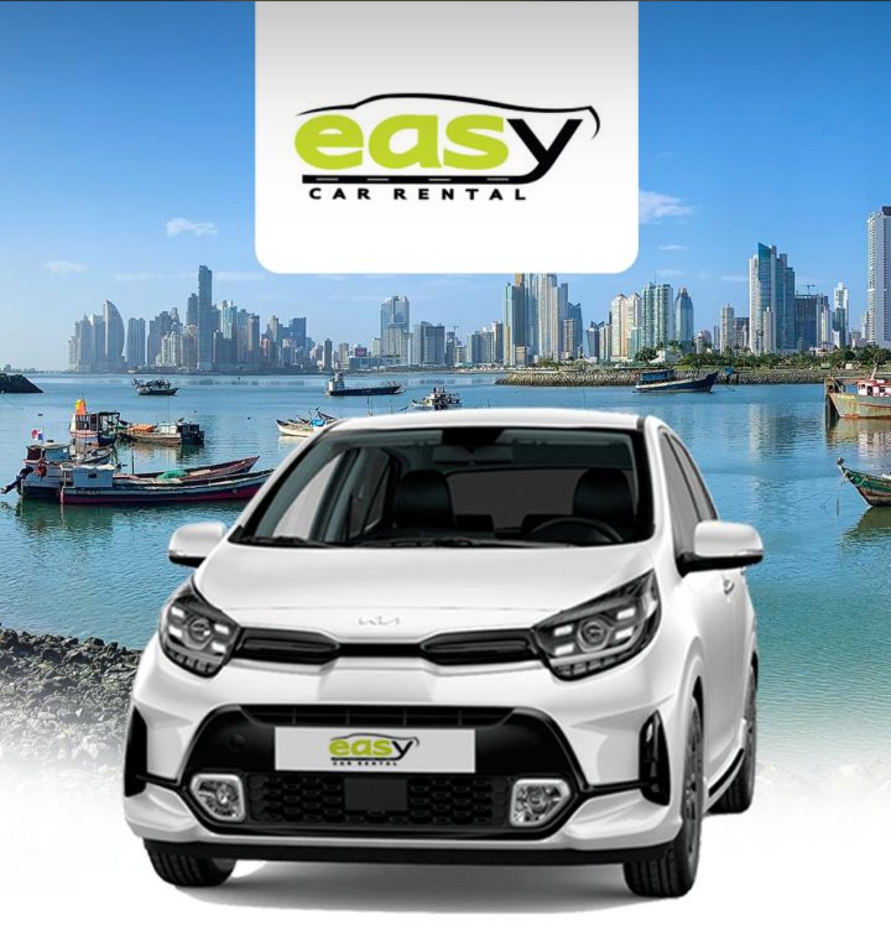 ¡Alquila un Kia Picanto por TODO un día por solo $10 en Easy Car Rental! 🚗✨