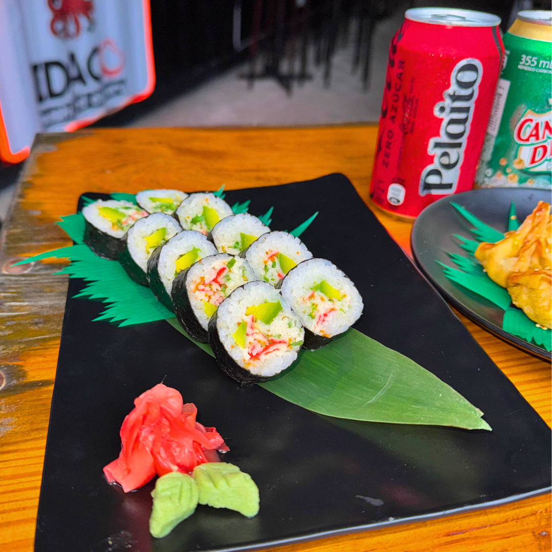 2 Sushis Premium del Menú + 1 Entrada de Wantones + 2 Bebidas por $12 en Idaco Sushi