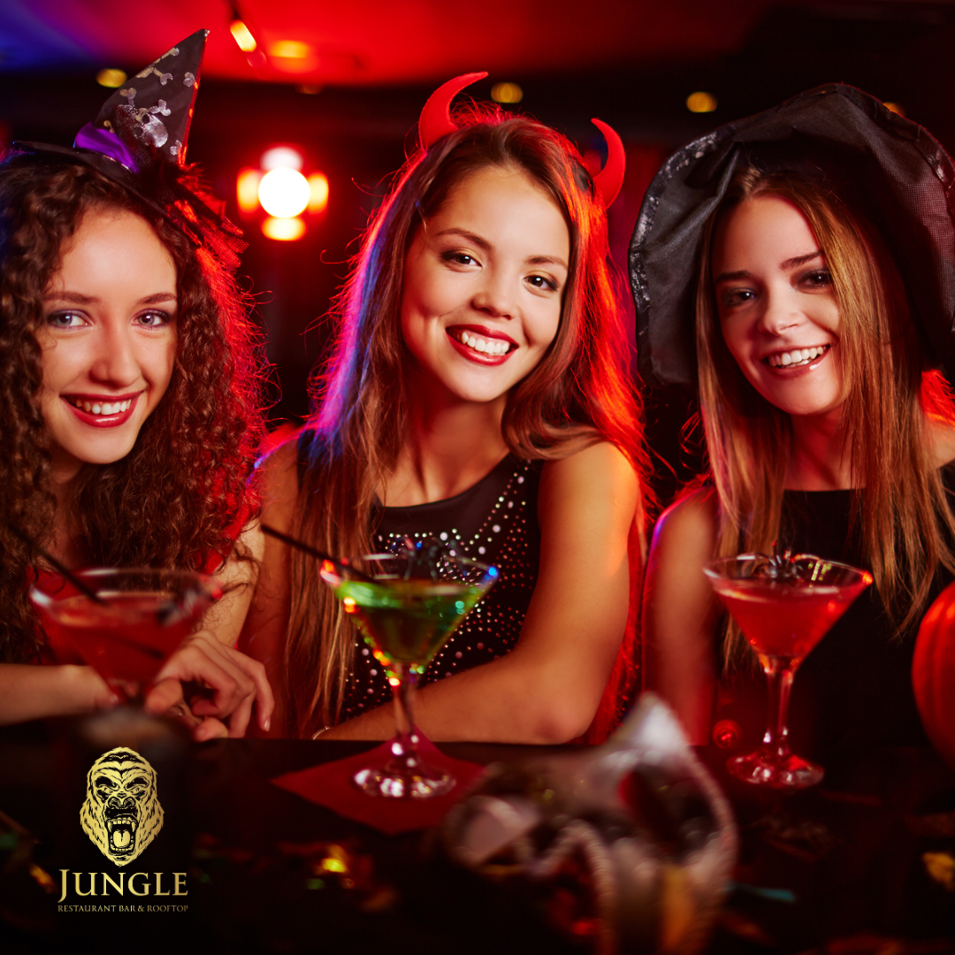 2x1 en Entradas para la Fiesta de Halloween + Trago de Bienvenida por $10 en Jungle Restaurant!