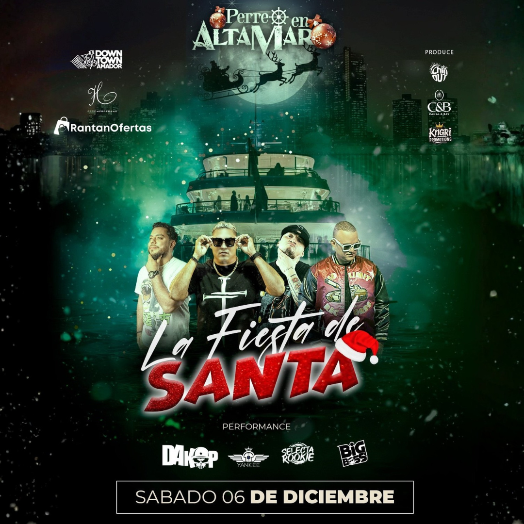 Entradas para "PERREO EN ALTAMAR LA FIESTA DE SANTA" + After Party en Downtown Amador desde $18