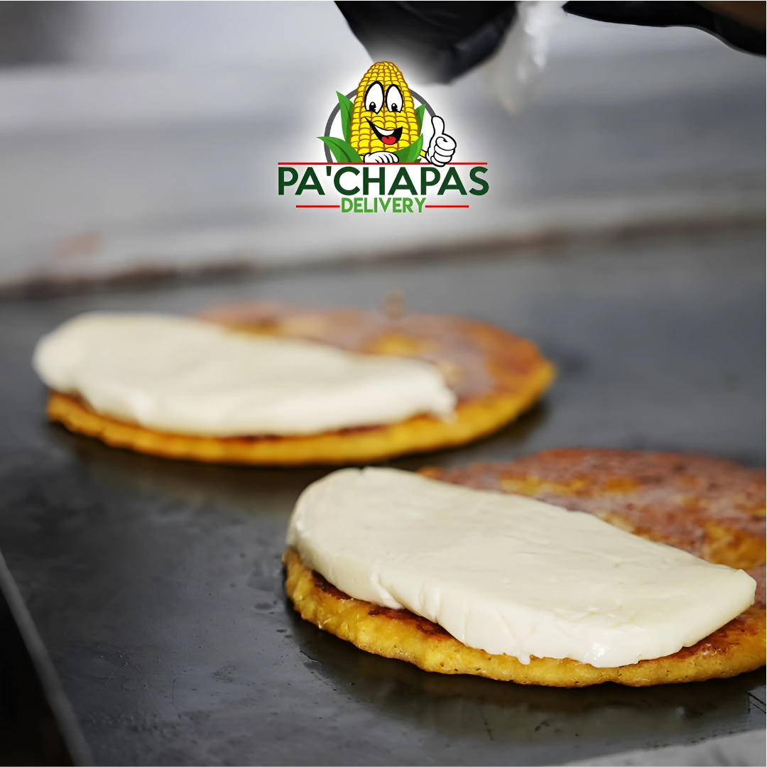 Cachapa con Queso + Soda por $5 en Pa'chapas Delivery