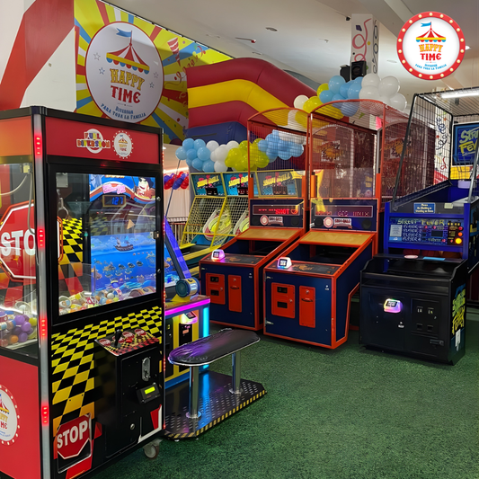 1 Hora y 30 Minutos de Juegos + 2 Mini Pizza + 2 Sodas para 2 Niños desde $12 en Happy Time