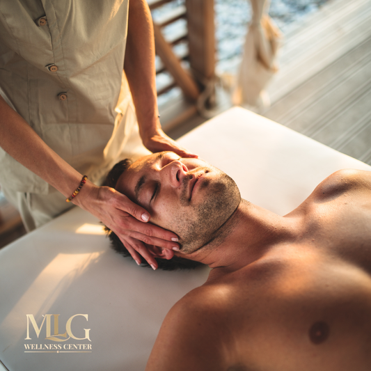 2x1 en Circuito de Relajación para Caballeros con Corte, Facial, Masaje y Bebida por $35 en MLG Wellness Center
