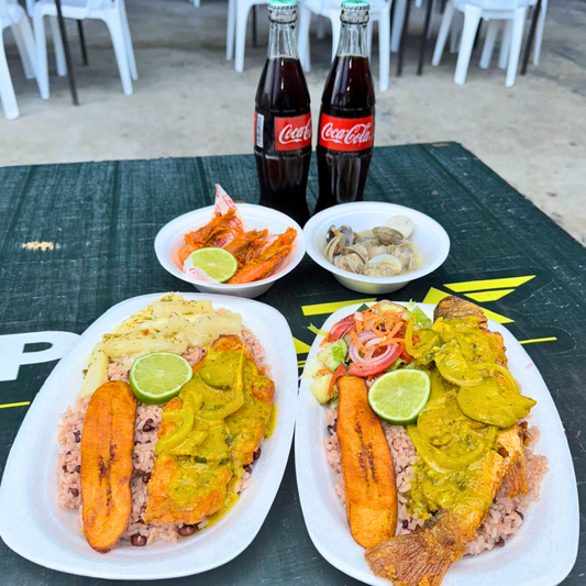 2 Pescados Enteros o Filetes + 1 Entrada + 2 Sodas por $8 en Delicias del Mar y Más