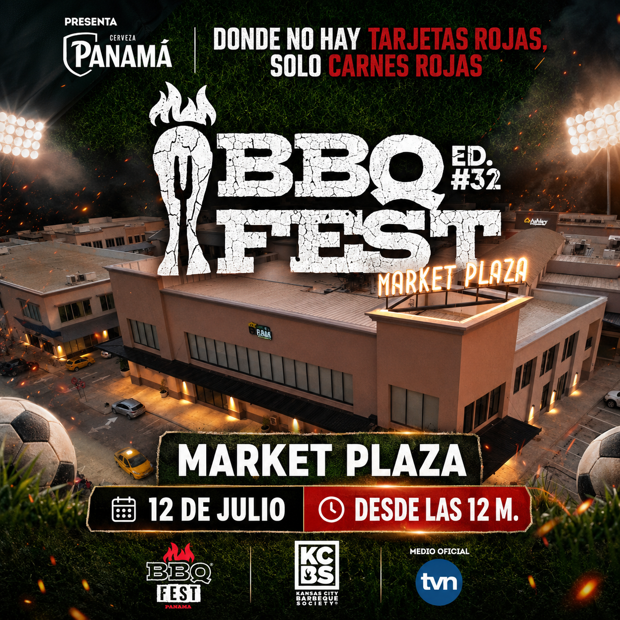 2x1 en Entradas Generales para BBQ Fest 2026 por $7 en Market Plaza Costa Verde