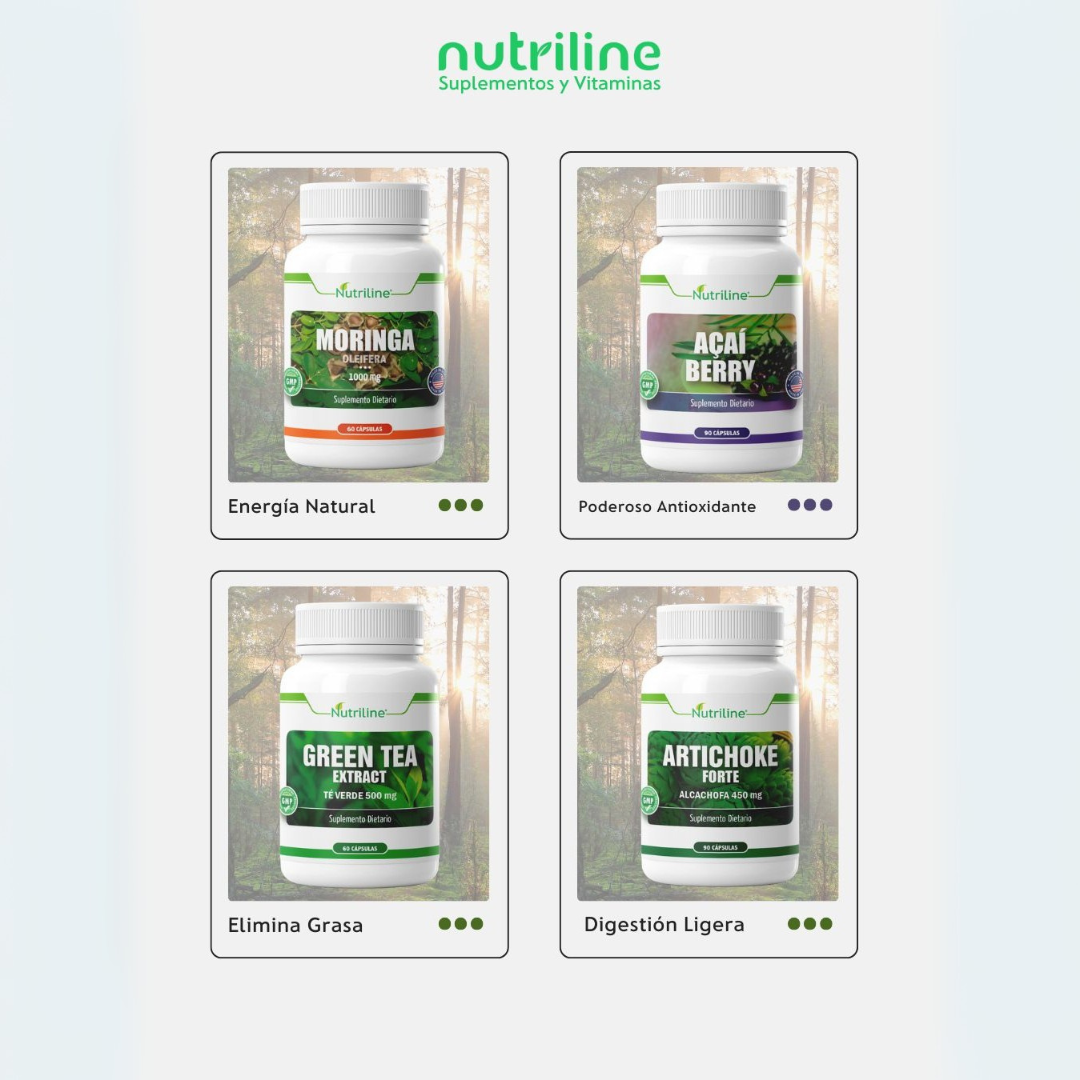 Paga $10 y Consume $20 en crédito para comprar Vitaminas y Suplementos en Nutriline