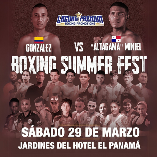 2x1 en Entradas para Boxing Summer Fest desde $10 en Jardines del Hotel El Panamá