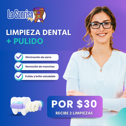 Limpieza Dental con Pulido + Opción de 2x1 desde $20 en Clínica Dental La Sonrisa