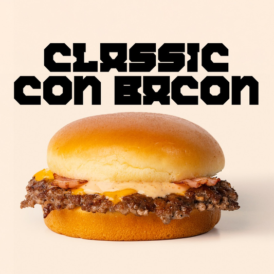 2 Burgers "Classic Smash con Bacon" + 2 Papas Fritas + 2 Sodas por solo $11 en BunzBite