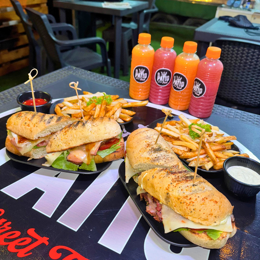 2 Emparedados de Picanha de 6” + 2 de Pernil de 6” + Papas Fritas y 4 Bebidas por $12 en El Patio de San Francisco