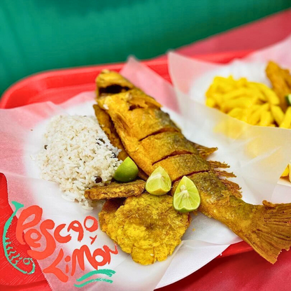 2 Corvinas Enteras o Filetes + 2 Sopas de Pescado + 2 Bebidas por $15 en Pescao y Limón