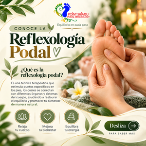 Reflexología Podal + Baño con Sales Marinas + Té de Cortesía + 20% Off en Servicios