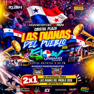 2x1 en Entradas para Las Dianas del Pueblo 2026 en Crystal Plaza