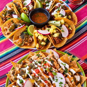 Bandeja de 12 Tacos Mixtos + Nachos y Horchatas por solo $18 en La Taquerita – San Francisco