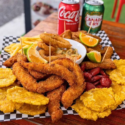 Picada Mar y Tierra + 2 Sodas por $15 en Locura Marina Pty
