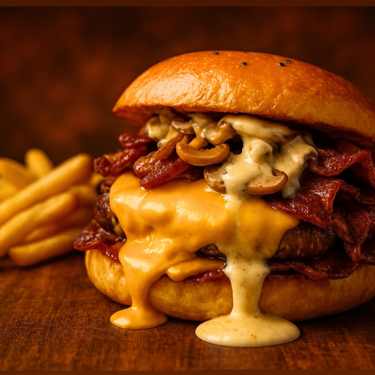 2 Burgers + Papitas + 6 Wings + 2 Sodas por $20 en Deconos