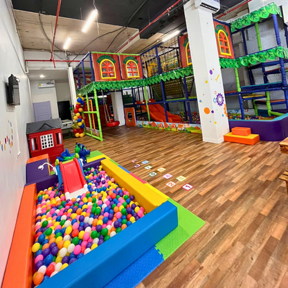 Juego por tiempo Ilimitado + Popcorn con Soda para 2 niños por $15 en The Fun Factory