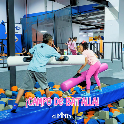 2 Horas de Juego + 2 Snacks + 2 Bebidas para 2 Personas por $24.99 en Summit Trampoline Park
