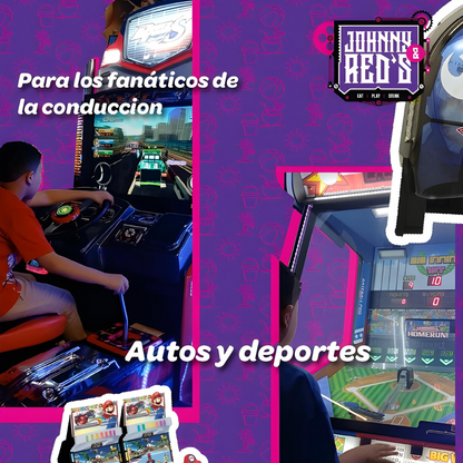 Combo de 12 Wings + 2 Sodas + $30 en Crédito de Juegos por solo $15 en Johnny & Reds