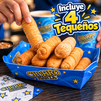 20 Churros Twist + 4 Tequeños + 2 Sodas por $12 en Churromania Metromall