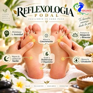 Reflexología Podal + Baño con Sales Marinas + Té de Cortesía + 20% Off en Servicios