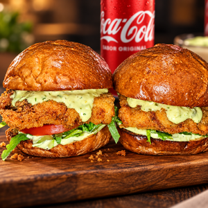 2 Burgers de Pescado + 2 Sodas