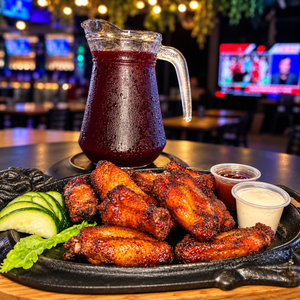 1 Orden de Wings + 1 Jarra de Sangría
