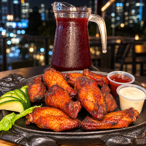 1 Orden de Wings + 1 Jarra de Sangría