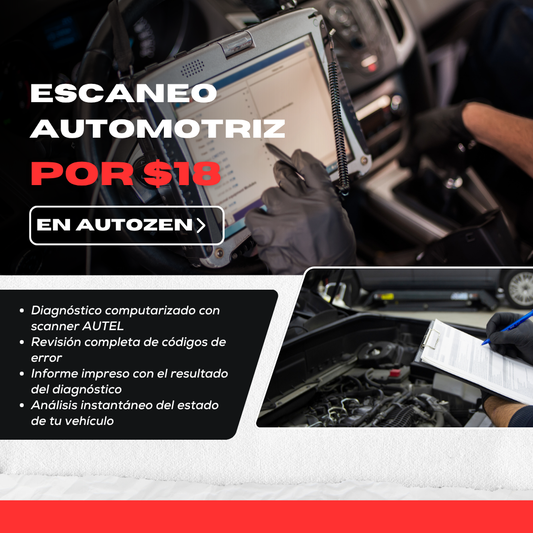 Escaneo Automotriz al instante por solo $18 en AutoZen