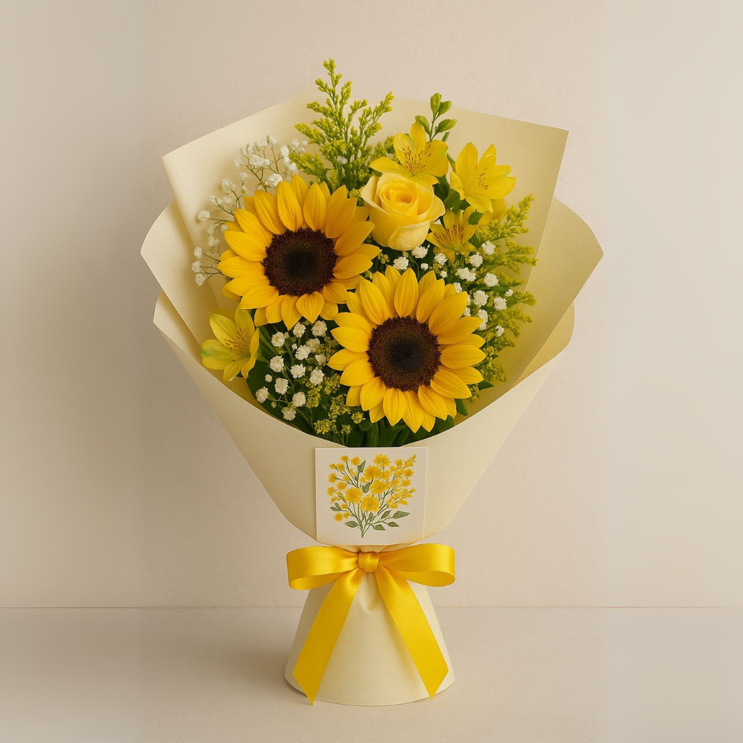 ¡Bouquets de Flores Amarillas desde $10 en Hogar Verde! 🌼💛