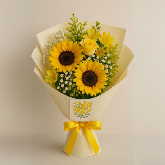 ¡Bouquets de Flores Amarillas desde $10 en Hogar Verde! 🌼💛