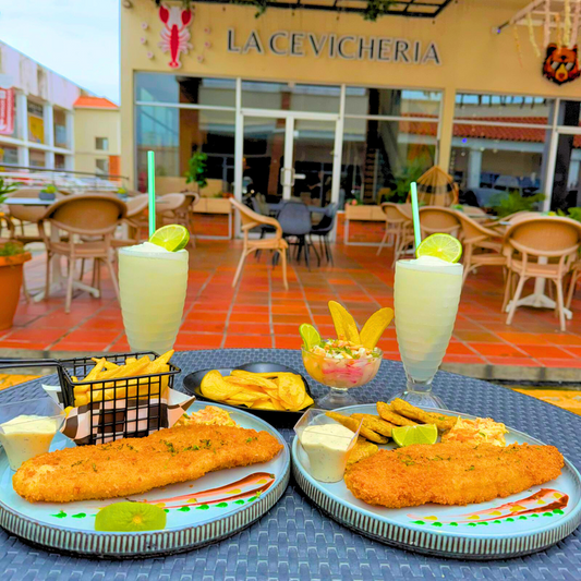 2 Filetes de Pescado + Ceviche para Compartir + 2 Limonadas por $15 en La Cevichería Brisas del Golf