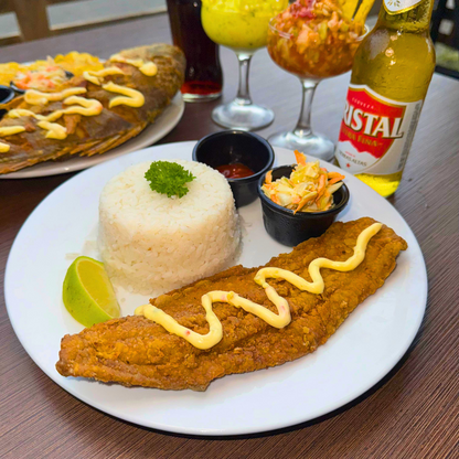 2 Pescados Enteros o Filete + 2 Ceviches Gourmet de pescado + 2 Bebidas por $14 en Cevifruitt