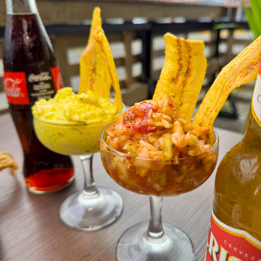 2 Pescados Enteros o Filete + 2 Ceviches Gourmet de pescado + 2 Bebidas por $14 en Cevifruitt