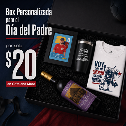 Box Personalizada para el Día del Padre por solo $20 en Gifts and More